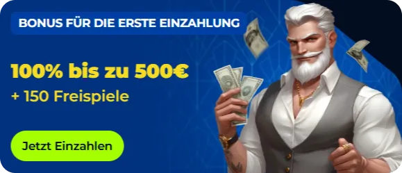 Bonus auf erste Einzahlung bei BillionaireSpin